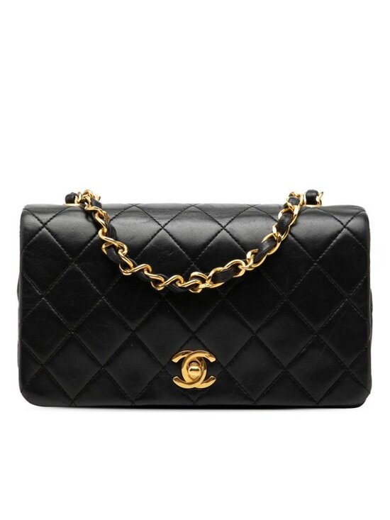 Chanel Handbags - ★SOLD★ Chanel Quilted CC Logo Crossbody Chain Shoulder Bag Black Lambskin